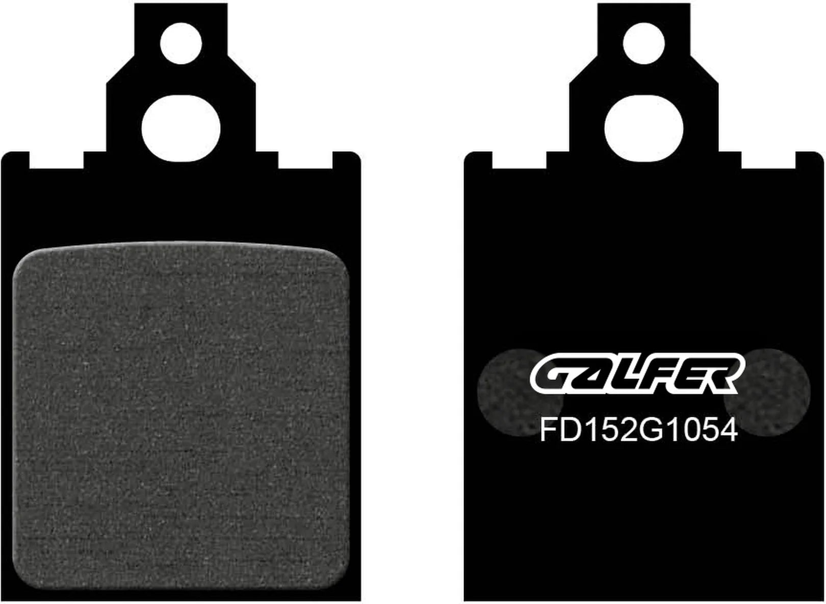 Front Semi-Metal Brake Pads - Galfer Compatible With Piaggio Quartz 50 (1992)