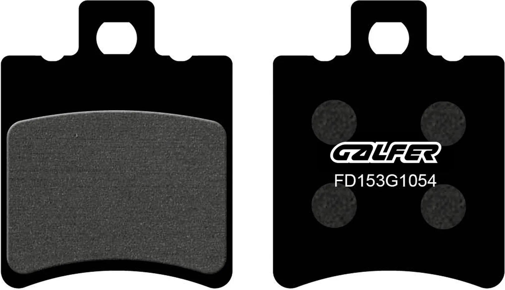Front Semi-Metal Brake Pads - Galfer Compatible With Keeway Arn 125 (2005)