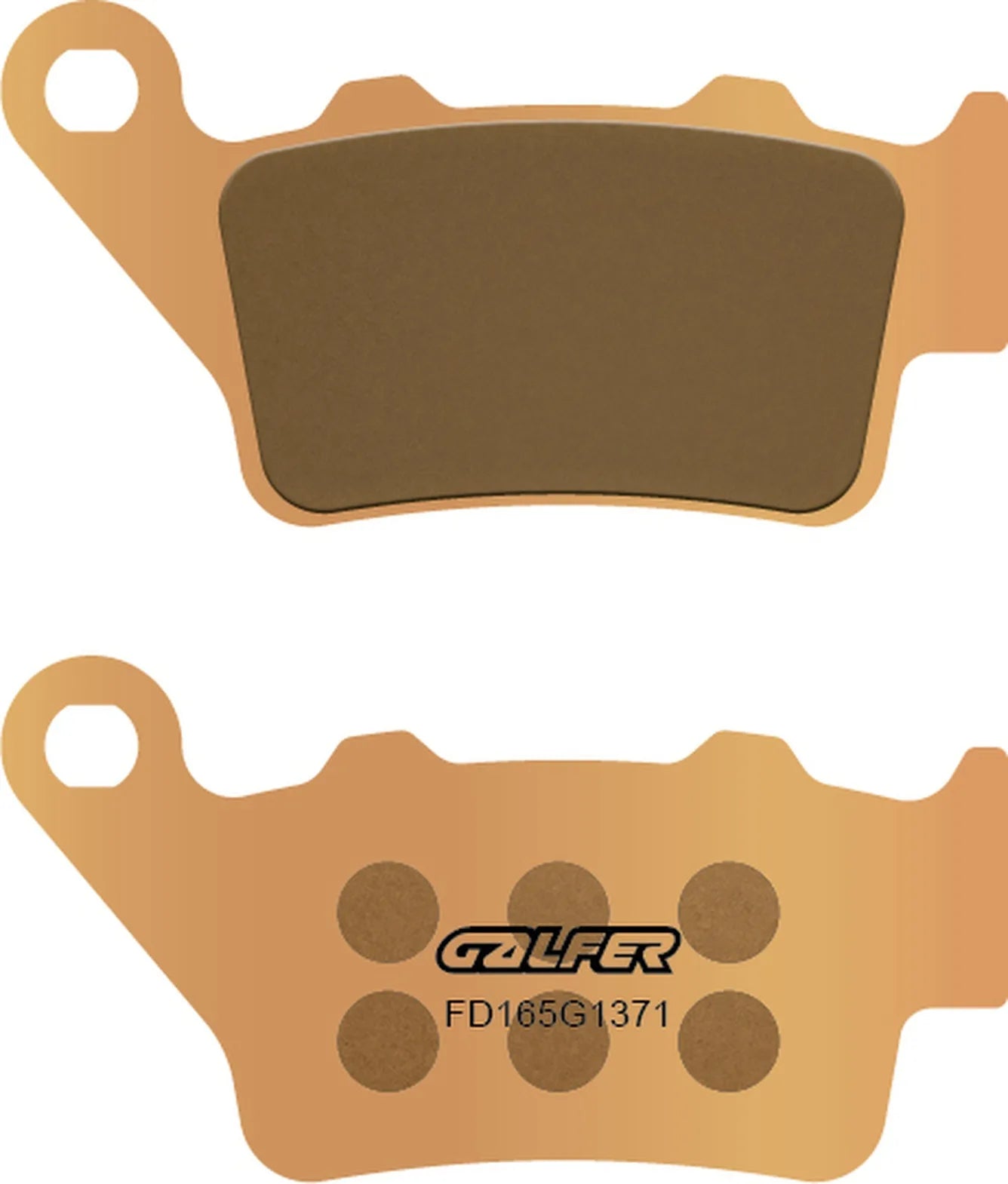 Rear Sintered Street Brake Pads - Galfer Compatible With Macbor Rockster Flat 125 (2023)