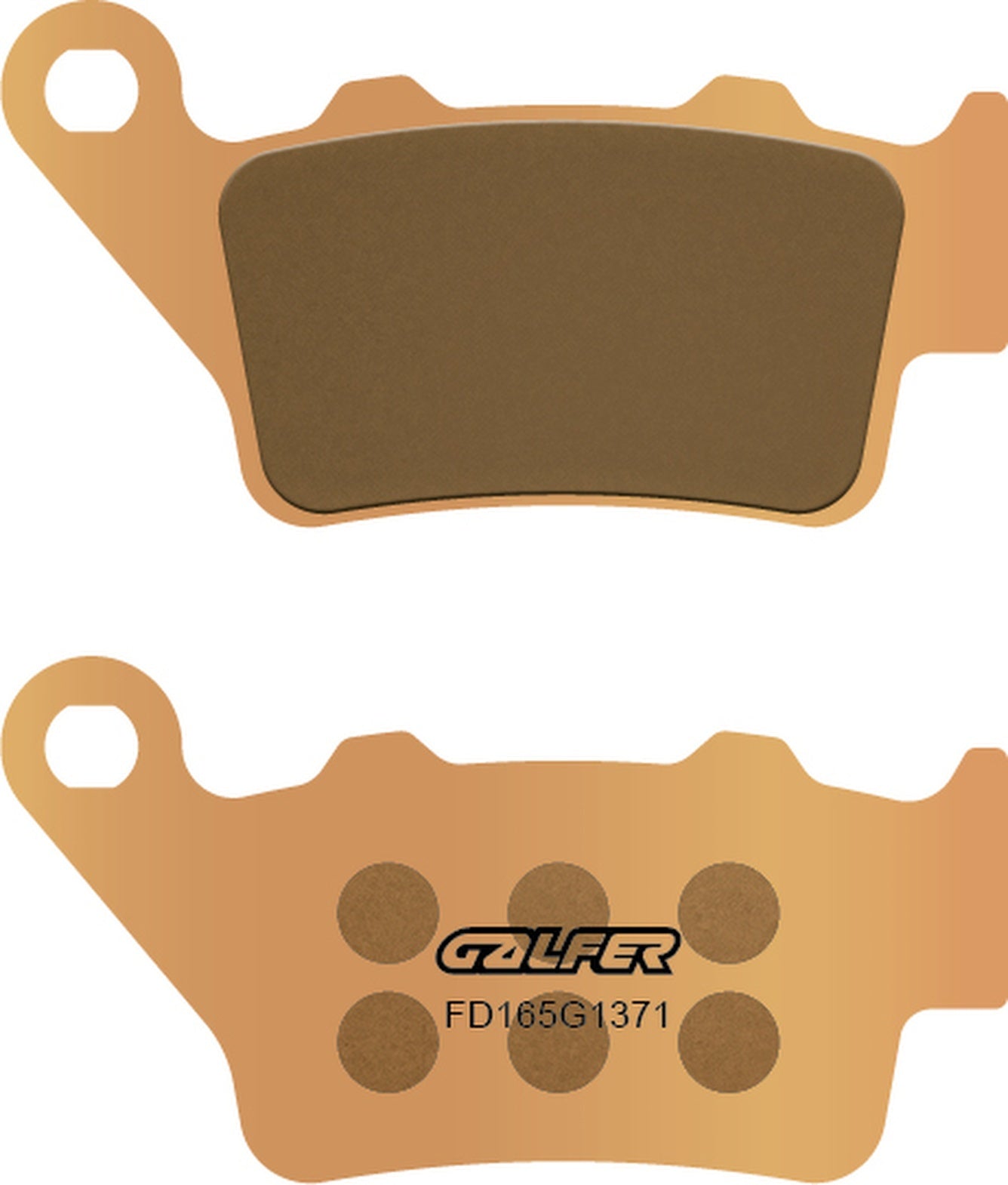 Rear Sintered Street Brake Pads - Galfer Compatible With Borile B 500 Cr (2002)