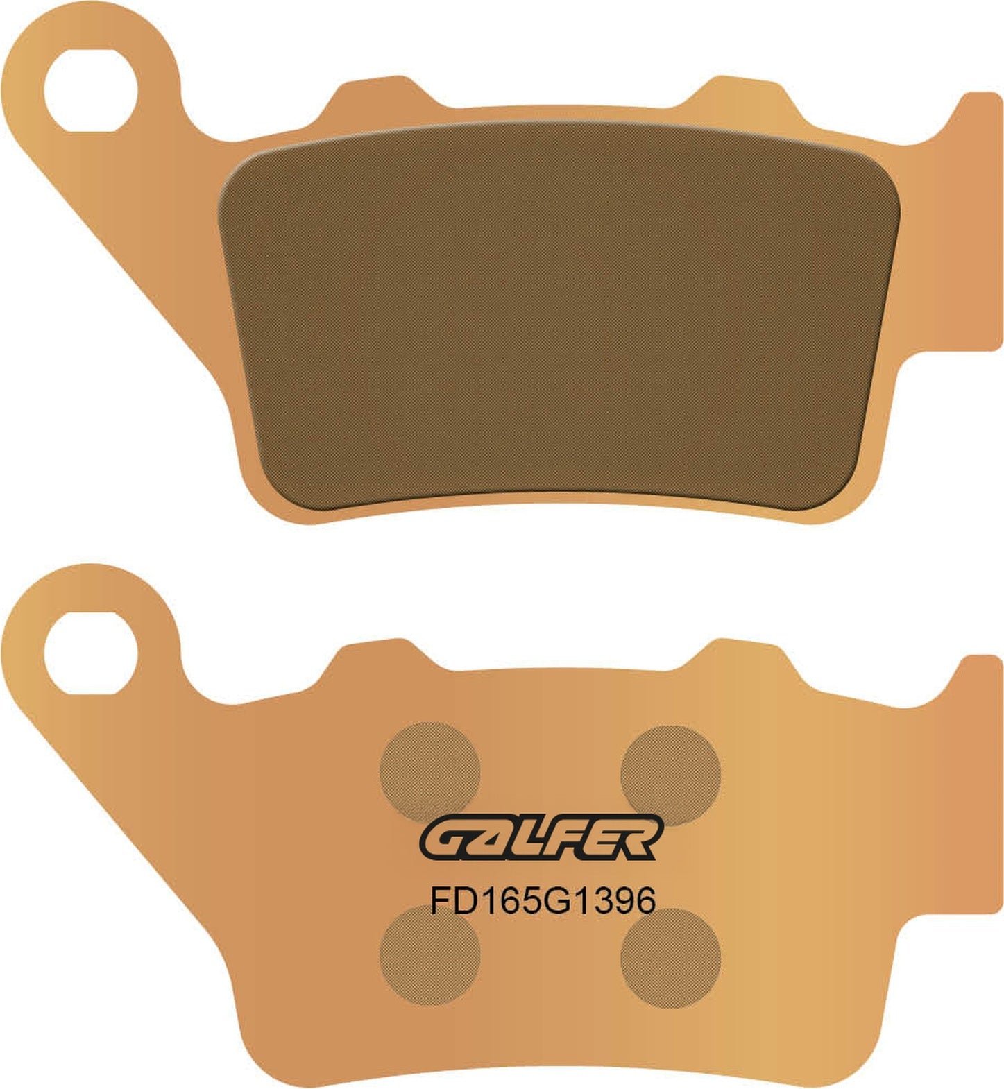 Rear Sintered Off-Road Brake Pads - Galfer Compatible With Atk (1997)