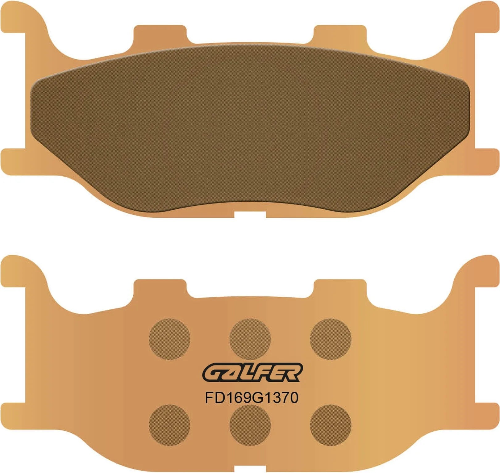 Front Sintered Street Brake Pads - Galfer Compatible With Minelli Omega 250 (2006)