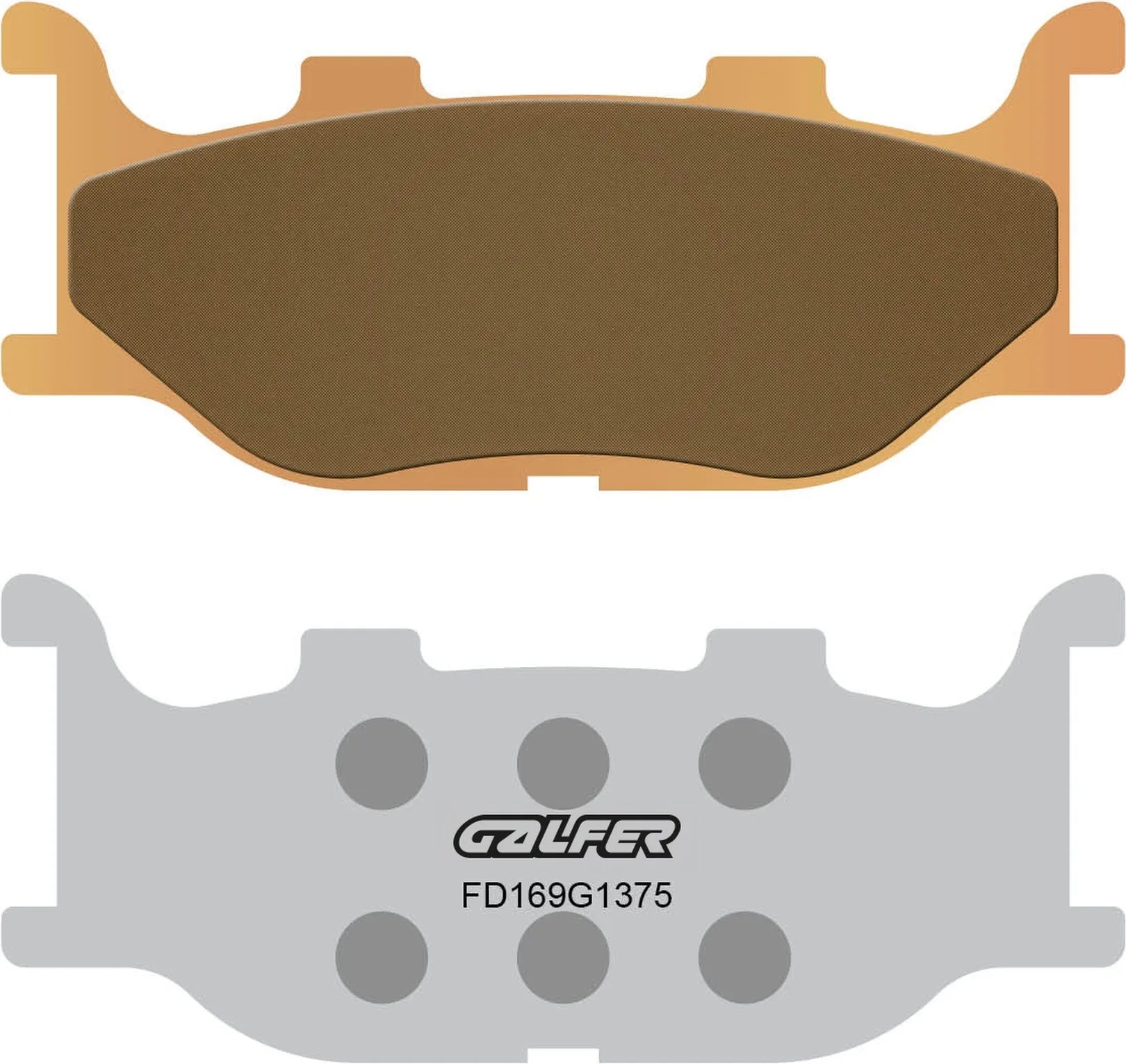 Front Sintered Sport Brake Pads - Galfer Compatible With Minelli Omega 250 (2006)