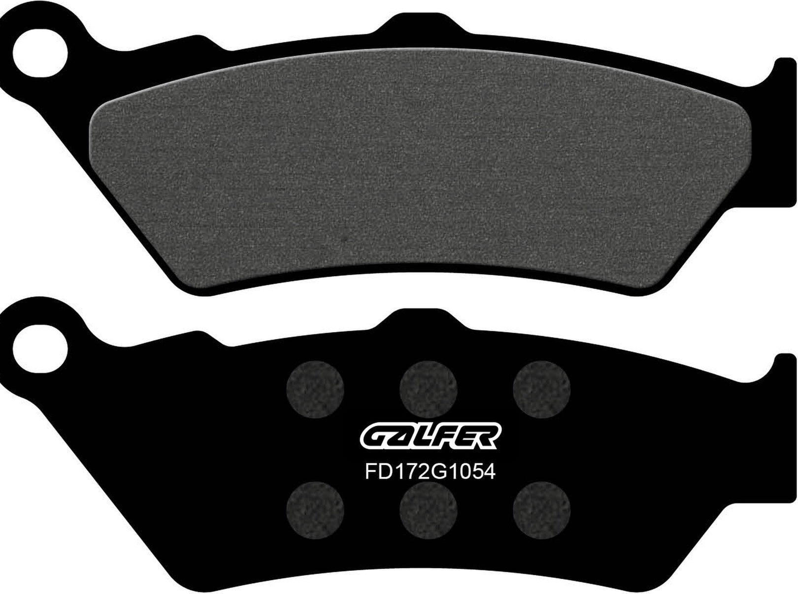 Front Semi-Metal Brake Pads - Galfer Compatible With Brammo Enertia (2019)
