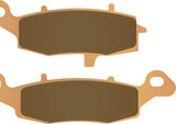 Front Left Sintered Sport Brake Pads - Galfer Compatible With Kawasaki Er-6 N Abs (2006)