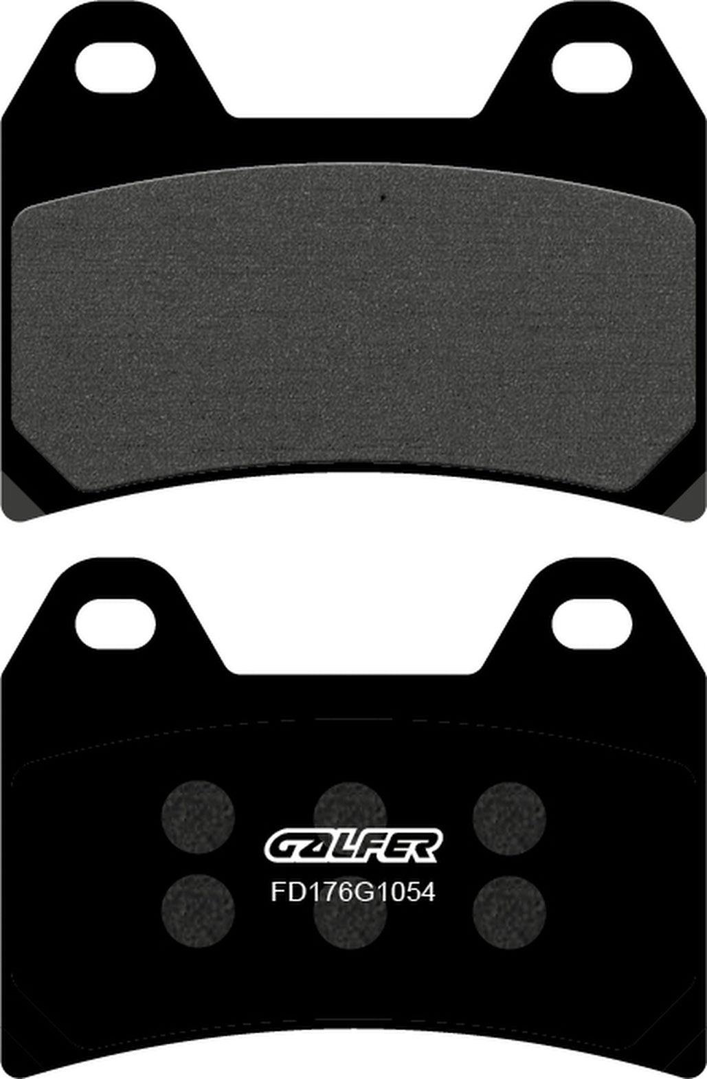 Front Semi-Metal Brake Pads - Galfer Compatible With Brammo Empulse R (2019)