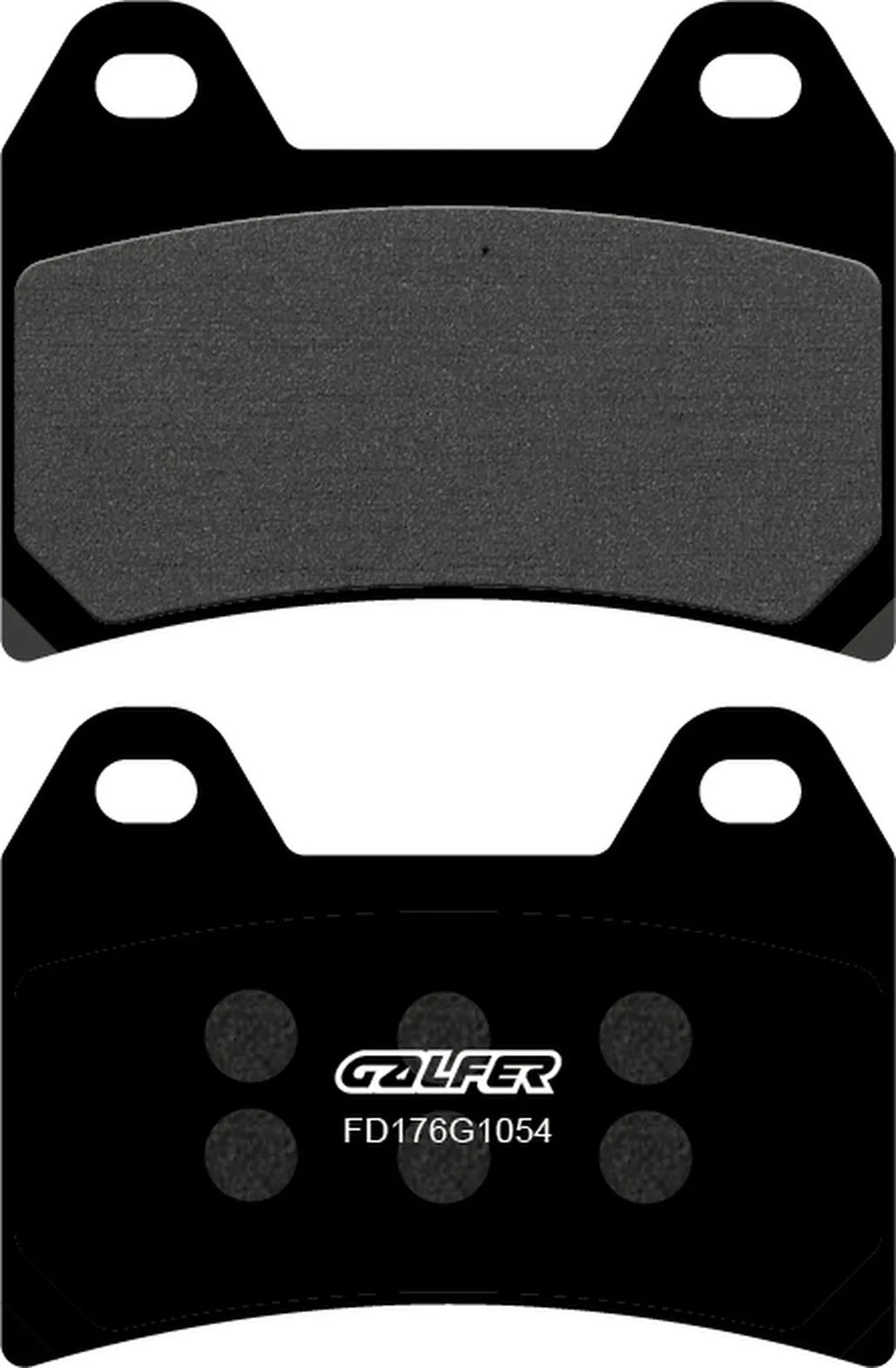 Front Semi-Metal Brake Pads - Galfer Compatible With Keeway T 1002 V 1000 (2022)