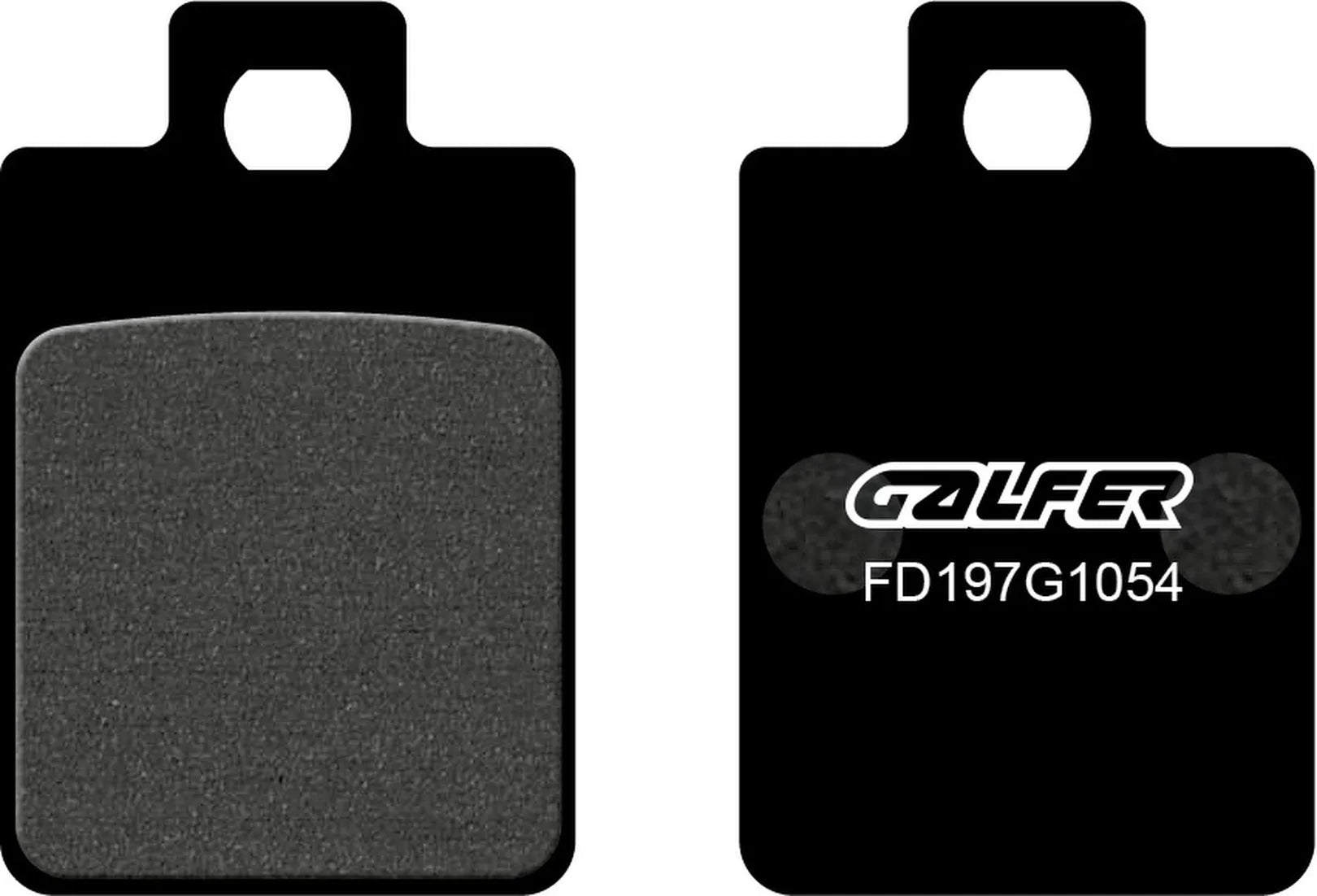 Front Semi-Metal Brake Pads - Galfer Compatible With Piaggio Sfera 50 (1996)
