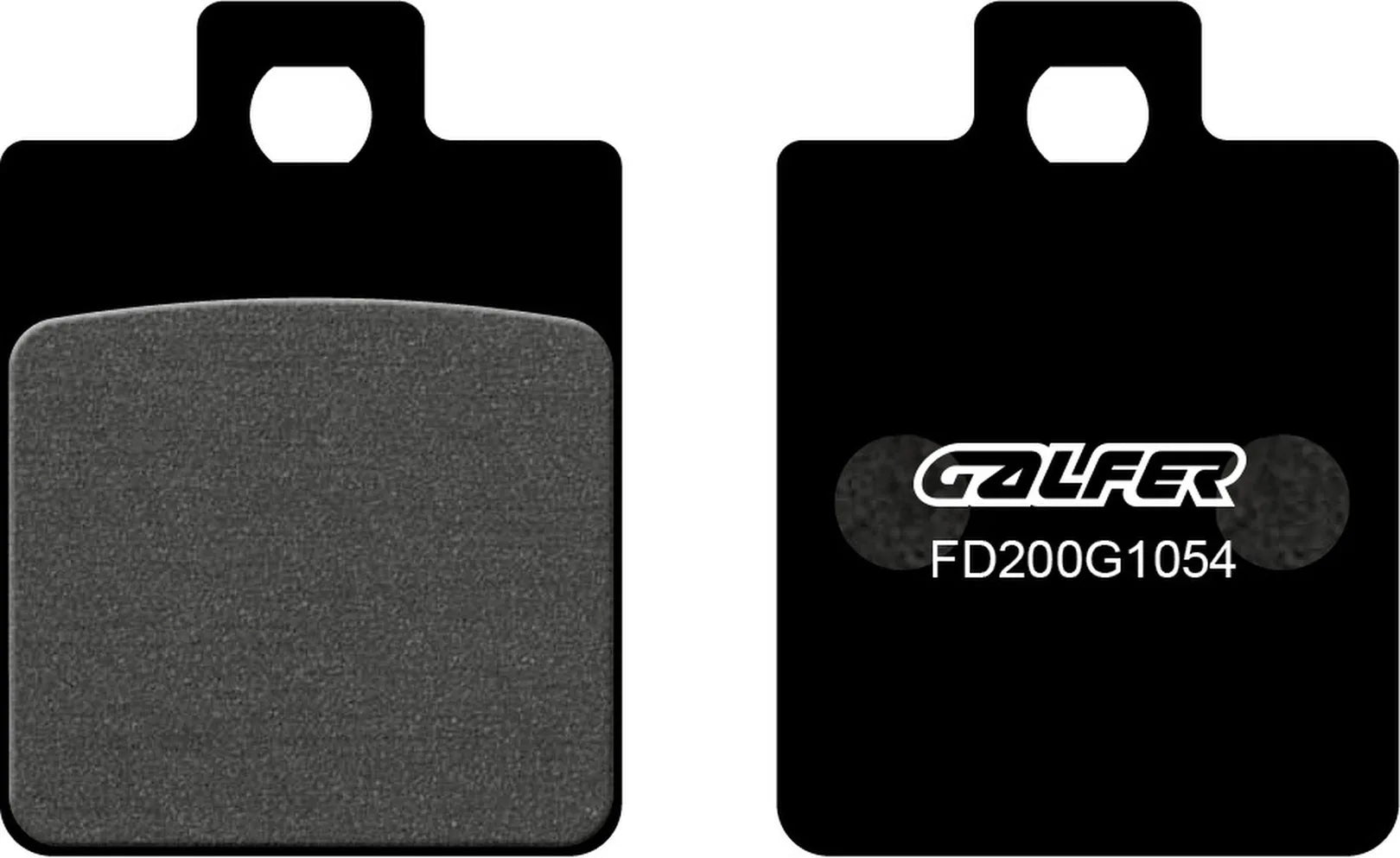 Front Semi-Metal Brake Pads - Galfer Compatible With Piaggio Vespa Et4 125 (1996)
