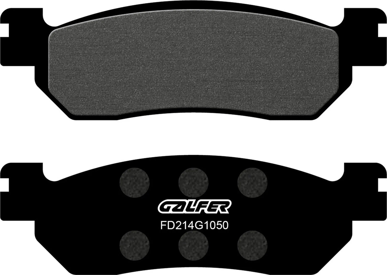 Rear Scooter Brake Pads - Galfer Compatible With Minelli Omega 125 (2006)