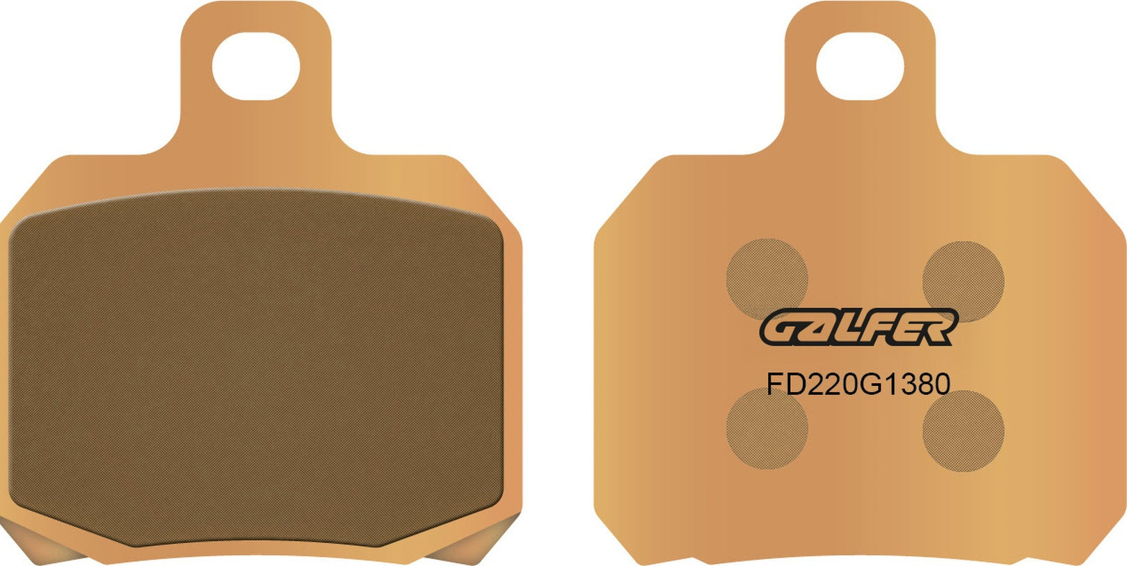 Rear Sintered Scooter Brake Pads - Galfer Compatible With Brammo Empulse (2019)