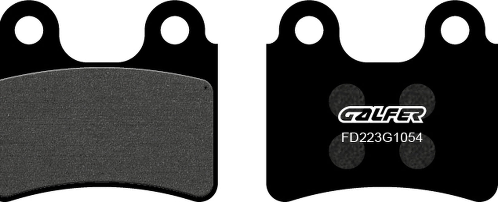 Rear Semi-Metal Brake Pads - Galfer Compatible With Ajp Enduro 250 (2005)