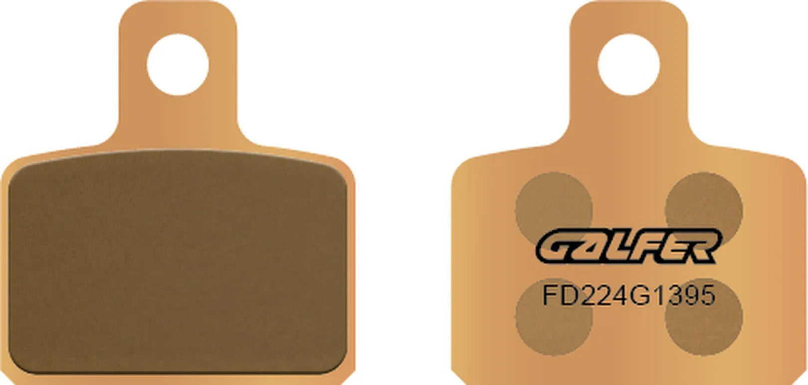 Rear Sintered Trial Brake Pads - Galfer Compatible With Metrakit Mini Gp Sp 70 (2008)