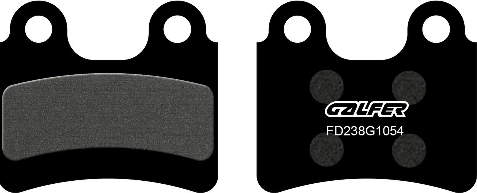 Front Semi-Metal Brake Pads - Galfer Compatible With Scorpa Sy 250