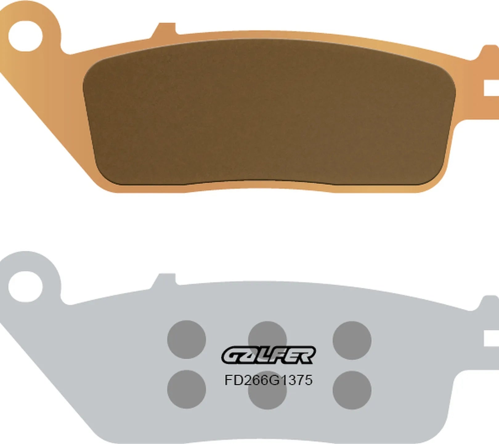 Front Sintered Sport Brake Pads - Galfer Compatible With Macbor Eight Mile 500 Scrambler (2022)