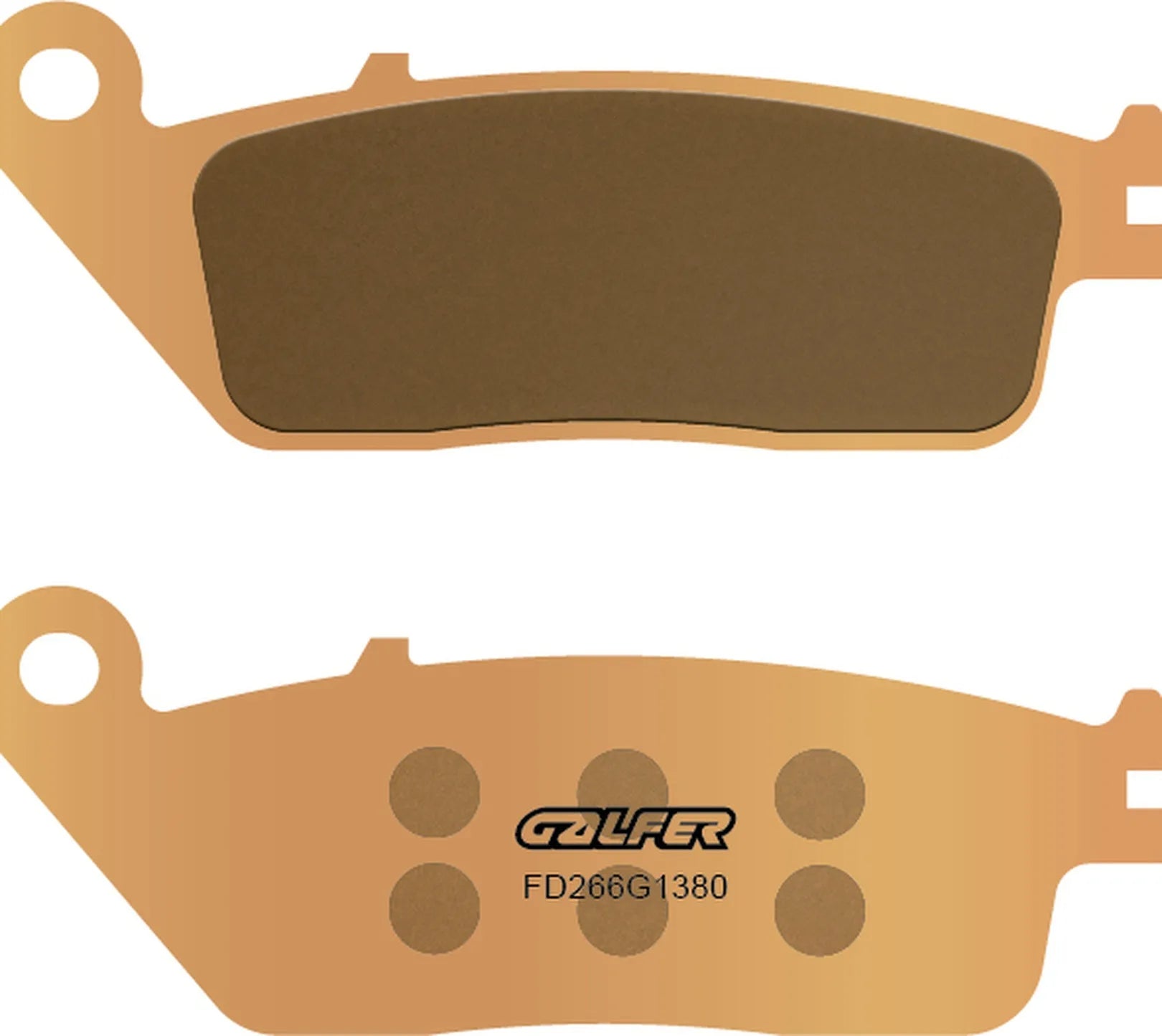 Front Sintered Scooter Brake Pads - Galfer Compatible With Macbor Montana Xr3 250 (2024)