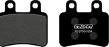 Rear Semi-Metal Brake Pads - Galfer Compatible With Peugeot Jet Force 125 (2003)
