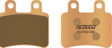 Rear Sintered Scooter Brake Pads - Galfer Compatible With Peugeot Satelis 125 K15 Ajp (2006)