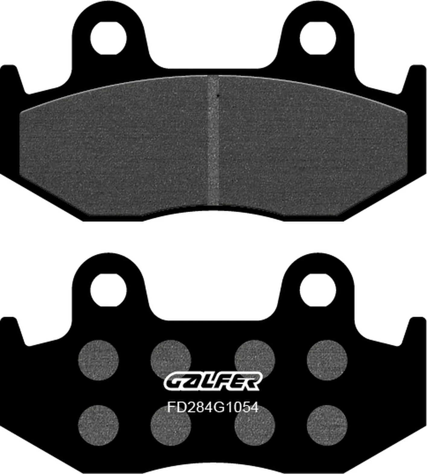 Rear Semi-Metal Brake Pads - Galfer Compatible With Italjet Jack 150 (2007)