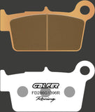 Rear Sintered Racing Off-Road Brake Pads - Galfer Compatible With Hm Derapage 125 2T (2011)