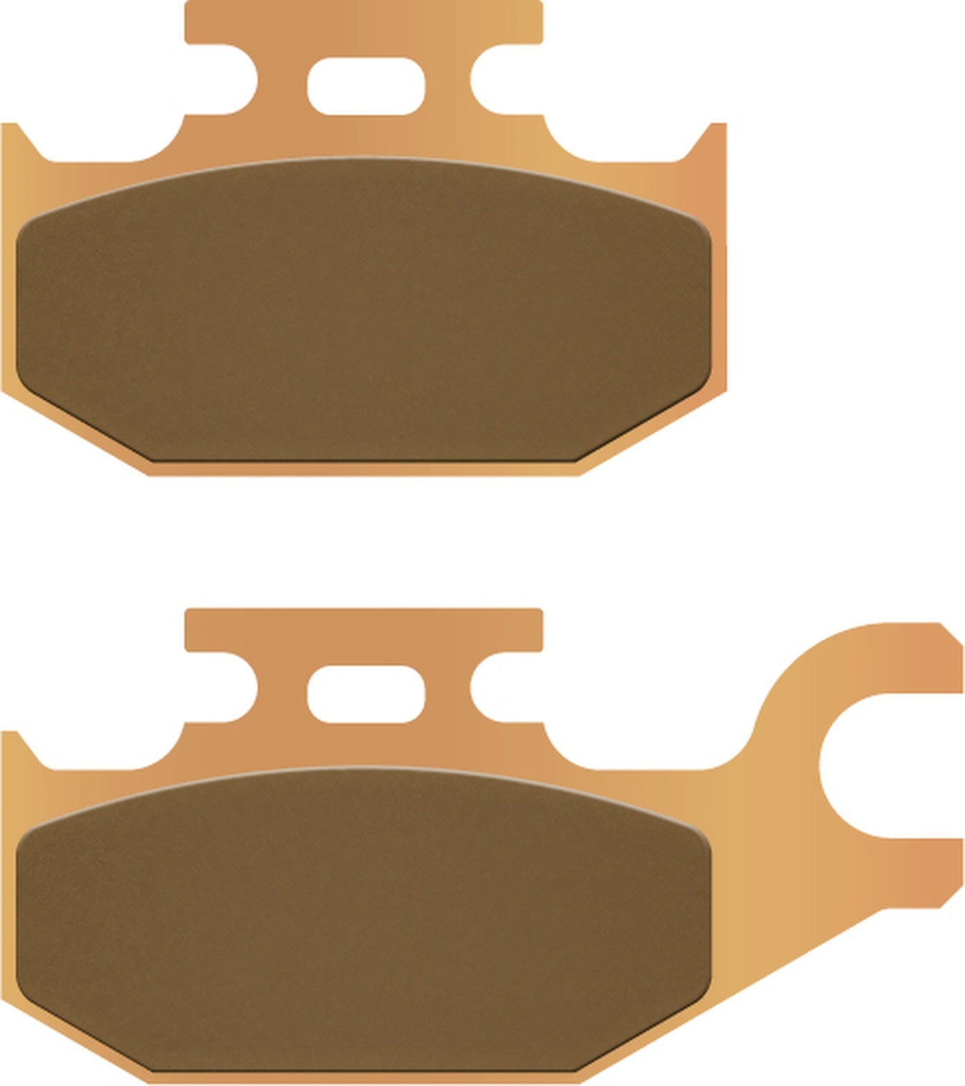 Rear Left Sintered Quads Brake Pads - Galfer Compatible With Cannondale Glamis 440 (2003)