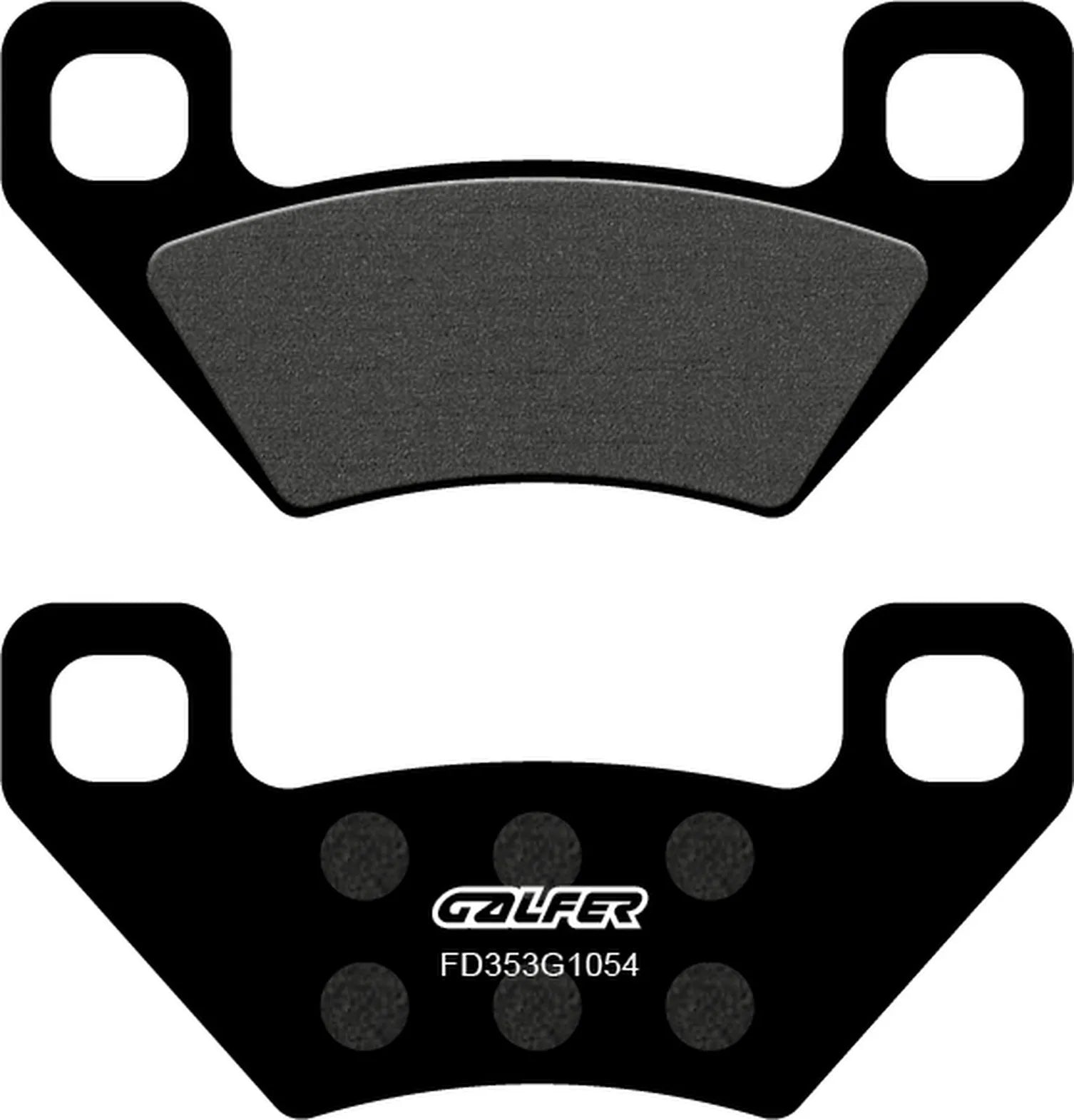 Bremsbeläge Vorne Semi-Metall - Galfer Kompatibel Mit Arctic Cat 300 2X4 (2010)