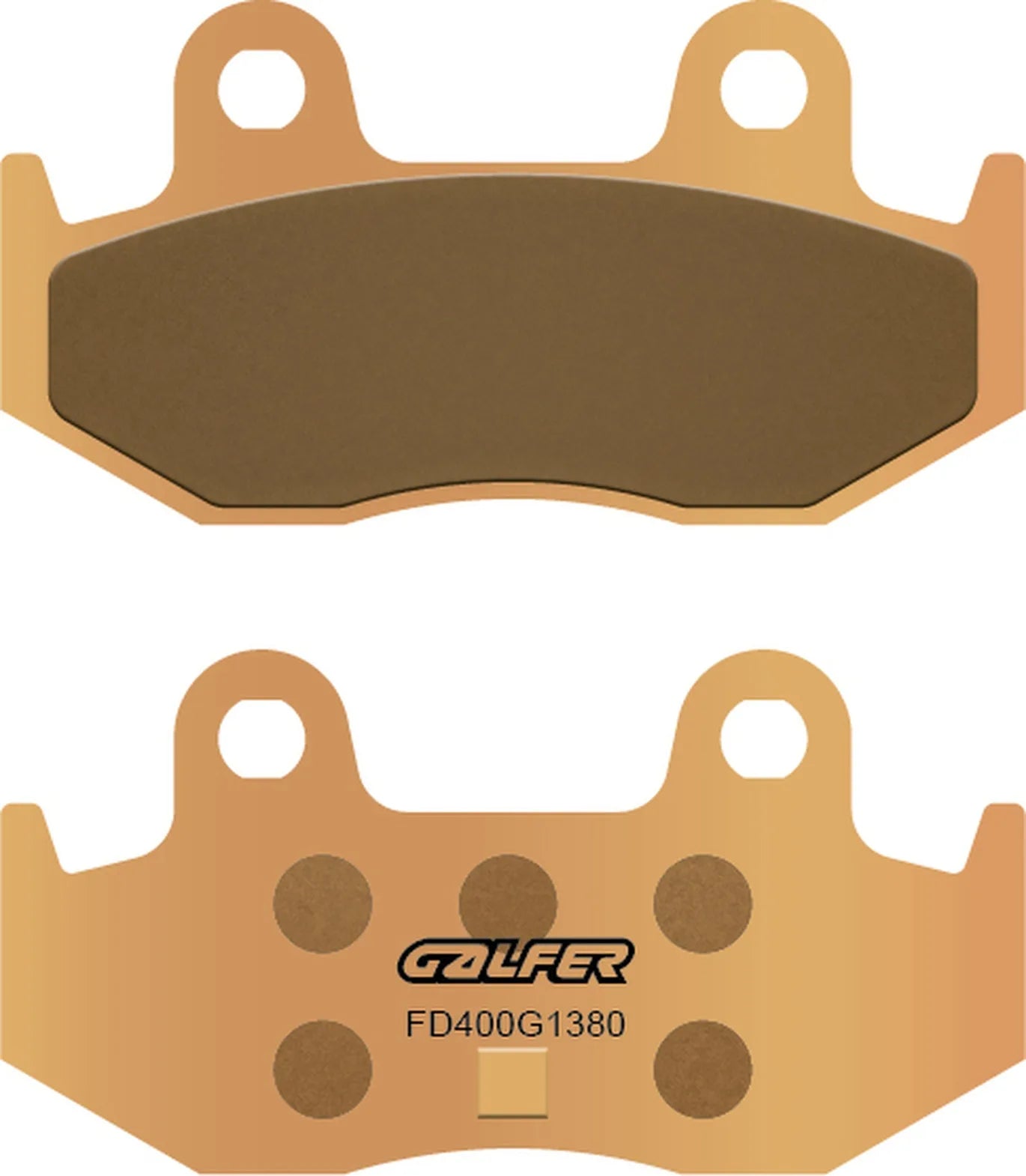 Rear Left Sintered Scooter Brake Pads - Galfer Compatible With Suzuki An 250 Burgman (2007-2008)