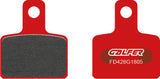 Bremsbeläge Hinten Semi-Metall Trial Top - Galfer Kompatibel Mit Beta Evo 125 (2009-2011)
