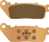 Rear Sintered Street Brake Pads - Galfer Compatible With Honda Cb 1000 R Neo Sports Café (2018)