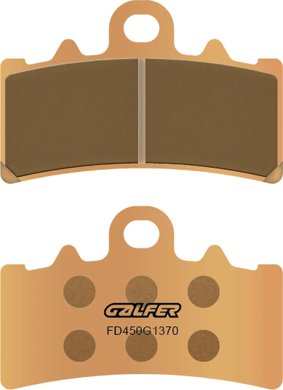 Bremsbeläge Vorne Sinter Street - Galfer Kompatibel Mit Fantic Motor Caballero Flat Track 500 (2018)