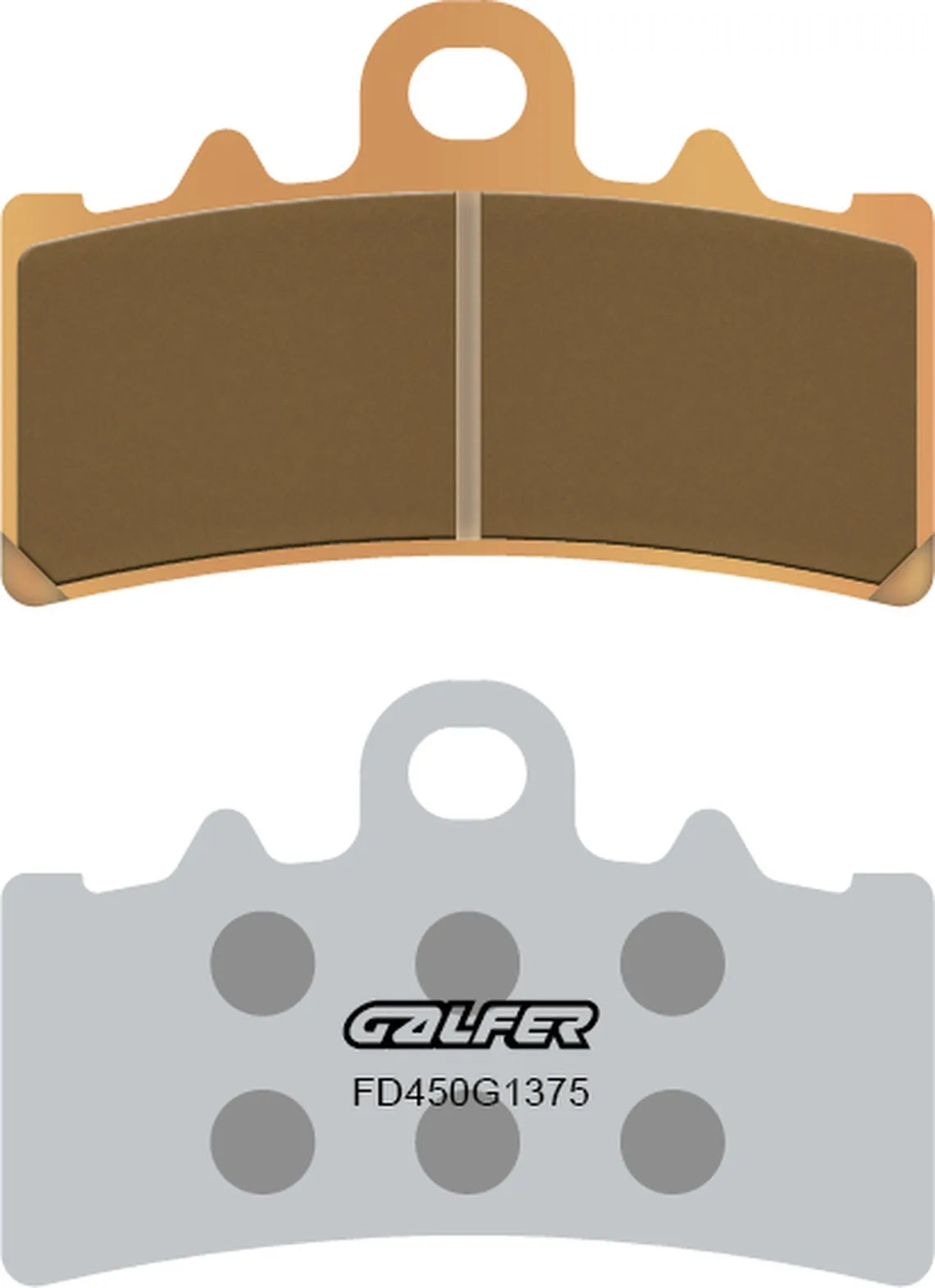 Bremsbeläge Vorne Sinter Sport - Galfer Kompatibel Mit Fantic Motor Caballero Flat Track 250 (2018)