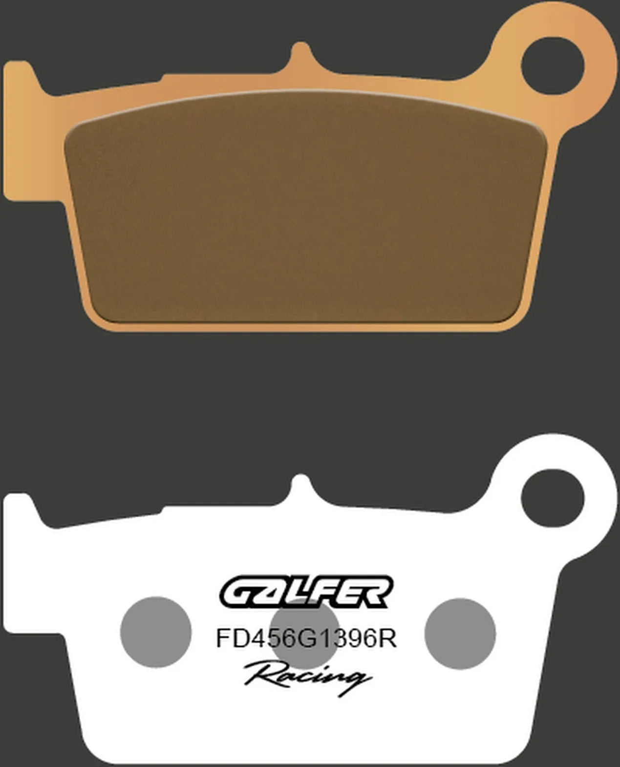 Rear Sintered Racing Off-Road Brake Pads - Galfer Compatible With Yamaha Yz 450 F 60Th (2016)