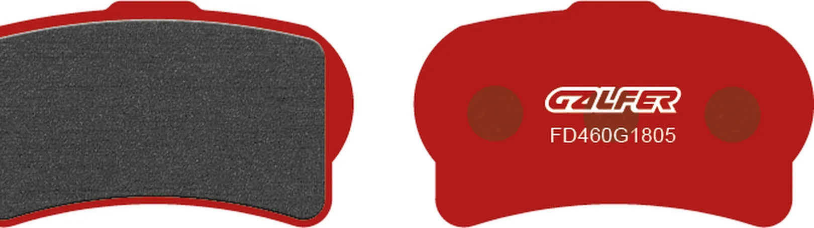 Front Semi-Metal Trial Top Brake Pads - Galfer Compatible With Jotagas Jtg 300 (2014)