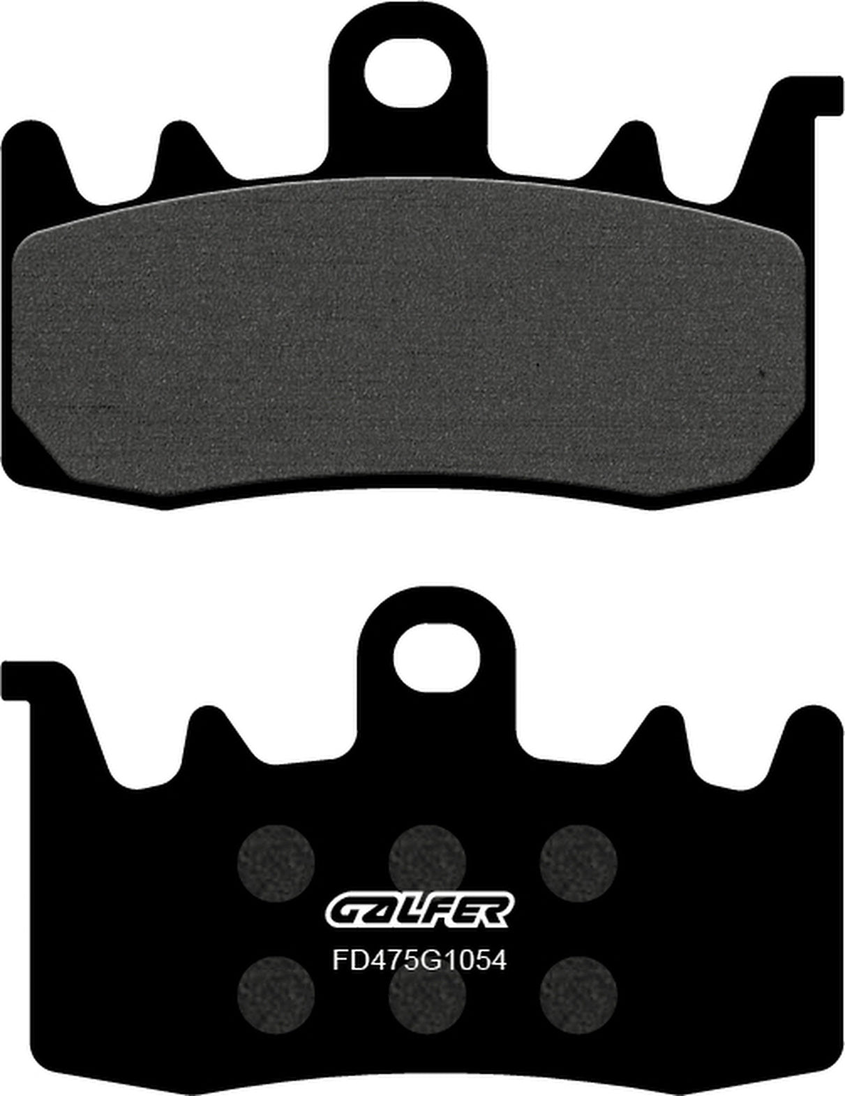 Front Semi-Metal Brake Pads - Galfer Compatible With Benda Lfs 700 (2023)
