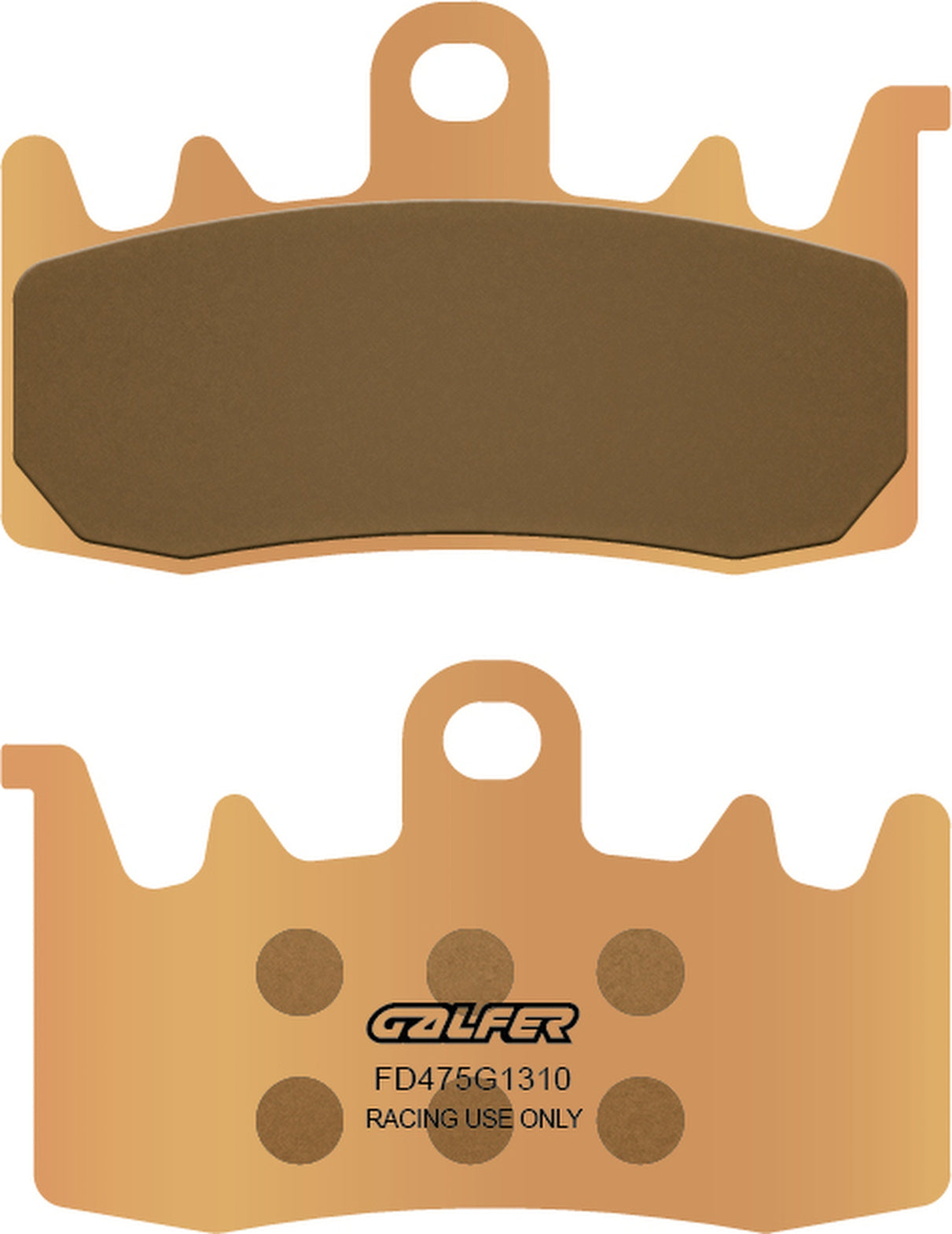 Front Sintered Racing Brake Pads - Galfer Compatible With Benda Lfs 700 (2023)