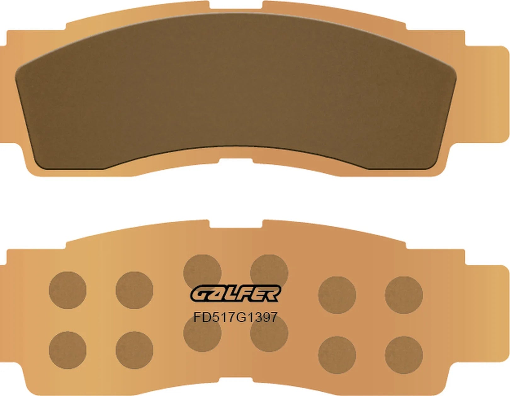 Front Sintered Off-Road Brake Pads - Galfer Compatible With Yamaha Yxz 1000 R (2019)