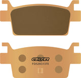 Rear Sintered Street Brake Pads - Galfer Compatible With Kymco Ak 550 No Abs (2017-2019)