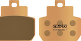 Rear Sintered Street Brake Pads - Galfer Compatible With Piaggio Mp3 250 (2006-2008)
