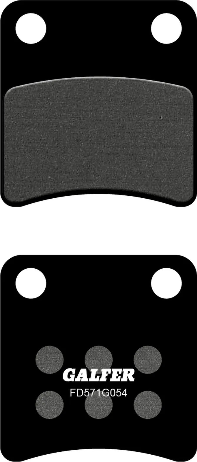 Rear Semi-Metal Brake Pads - Galfer Compatible With Piaggio Mp3 125 Parking Brake (2006-2008)
