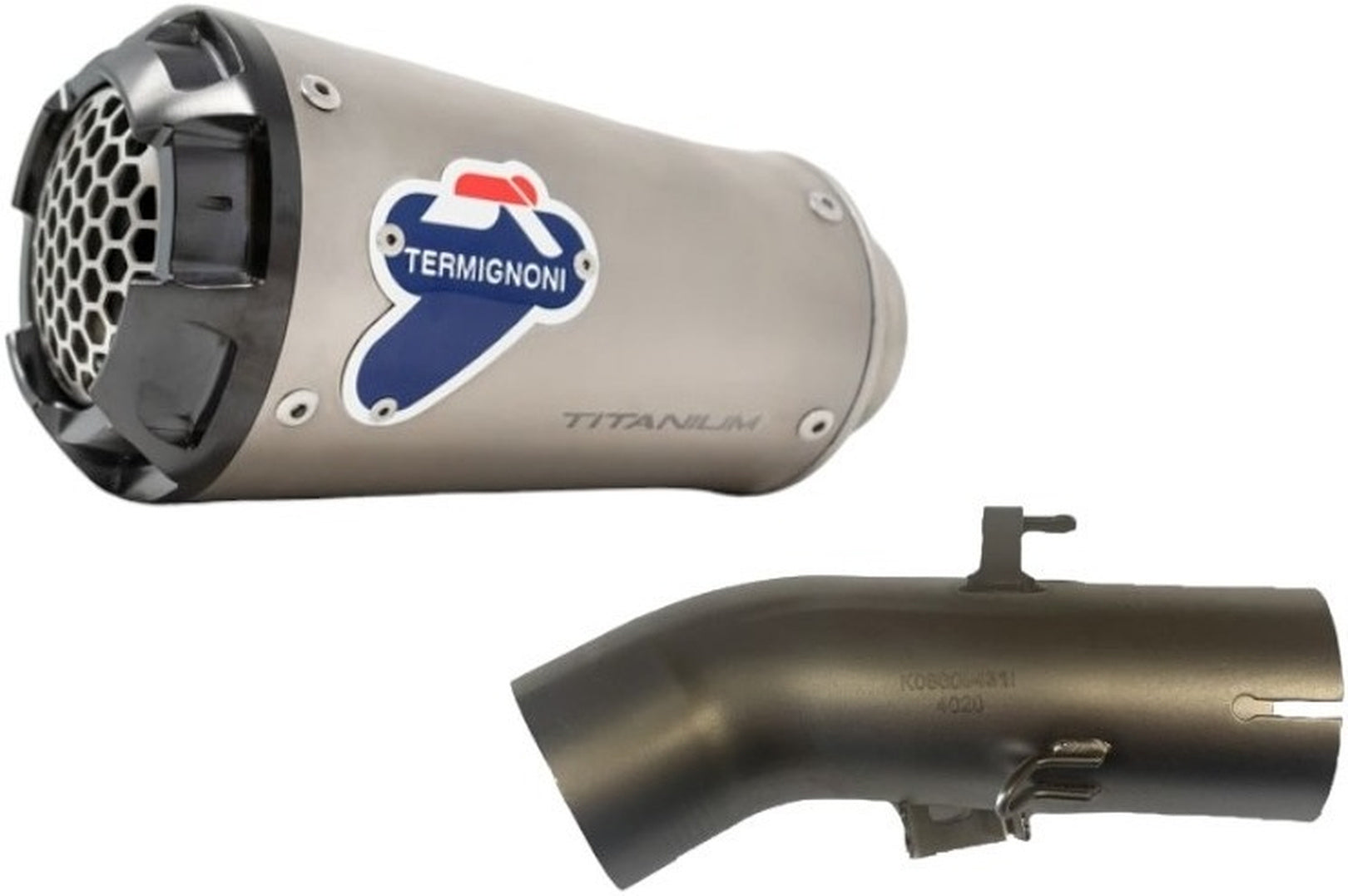 Complete Exhaust System Without Sound Certification Gp2R-Rht Titanium Aluminium Cap - Termignoni Compatible With Bmw S 1000 Rr (2019-2020)