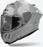 Full-Face Motorcycle Helmet Airoh Gp800 - Gp898 Hpc Carbon Concrete Grey Gloss Color Size Xl