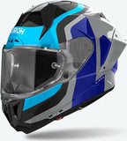 Full-Face Motorcycle Helmet Airoh Gp800 - Gp8C19 Hpc Carbon Blue Red Glossy Competition Size L