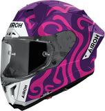 Integralhelm Für Motorrad Airoh Gp800 - Gp8Sw54 Hpc Carbon Violett Gloss Swain Grösse Xs