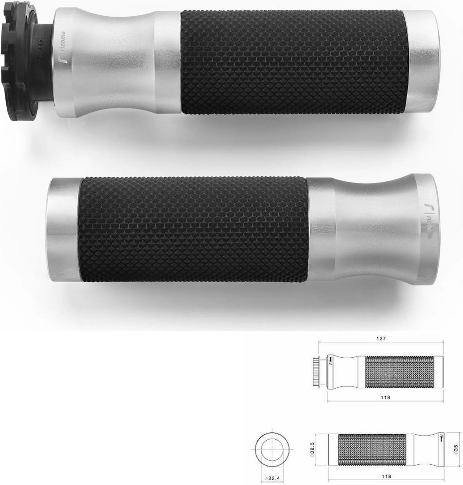 Knöpfe Ø22 Sport - Rizoma Kompatibel Mit Ktm 390 Duke Abs (2013-2016)