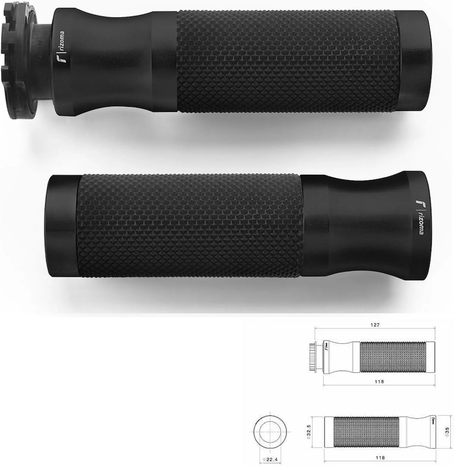 Knöpfe Ø22 Sport - Rizoma Kompatibel Mit Ktm 1090 Adventure S - L (2017-2019)