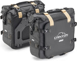 Monokey Canyon Black Side Bags - 50 Lt Canyon Nylon - Givi Compatible With Triumph Tiger 900 (2020-2023)