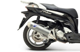 Auspuffendstück Mit Geräuschzulassung Round Poppy - Termignoni Kompatibel Mit Honda Sh 300 (2007-2019)