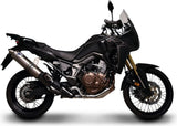 Auspuffendstück Mit Geräuschzulassung Relevance Titan - Termignoni Kompatibel Mit Honda Crf 1000 L Africa Twin (2018-2019)
