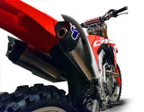 Komplette Auspuffanlage Ohne Geräuschzulassung Titan Carbon Cap - Termignoni Kompatibel Mit Honda Crf 450 (2018-2019)
