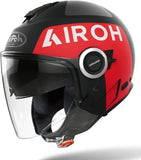 Urban-Helm Für Motorrad Airoh Helyos - He611 Thermoplastic Hrt Mattschwarz Color Grösse Xl